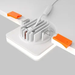 Faretti Da Incasso-Maytoni faretto phanton quadrato bianco da incasso per controsoffitto led 7w 3000k