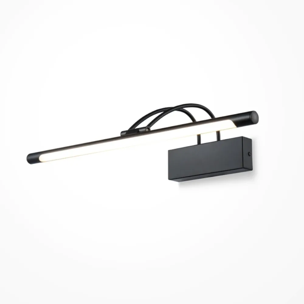 Applique Da Bagno-Maytoni finelli applique da bagno moderno per specchio nero led 3000k
