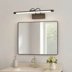 Applique Da Bagno-Maytoni finelli applique da bagno moderno per specchio nero led 3000k