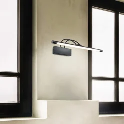 Applique Da Bagno-Maytoni finelli applique da bagno moderno per specchio nero led 3000k