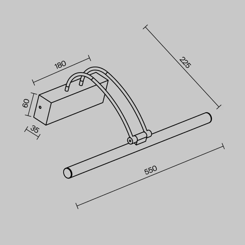 Applique Da Bagno-Maytoni finelli applique per specchio del bagno orientabile led 3000k