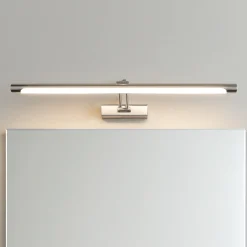 Applique Da Bagno-Maytoni fino applique da bagno orientabile per specchio led 3000k