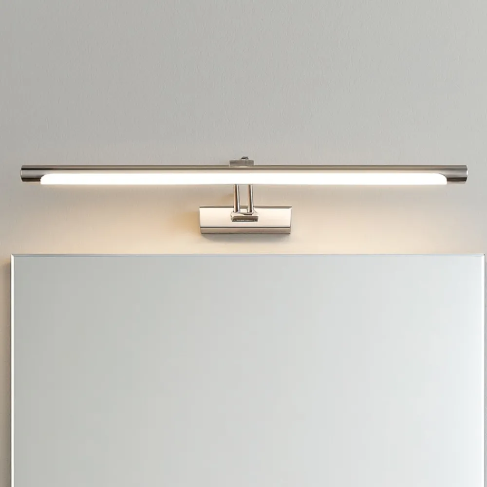 Applique Da Bagno-Maytoni fino applique da bagno orientabile per specchio led 3000k