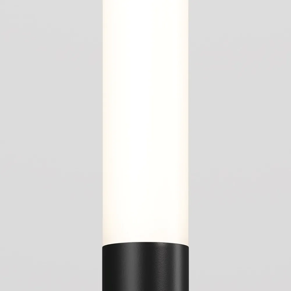 Lampioni Da Giardino-Maytoni flare lampione da giardino nero con picchetto led 3000k ip65