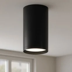 Faretti Da Soffitto-Maytoni focus faretto da soffitto cilindro nero gu10