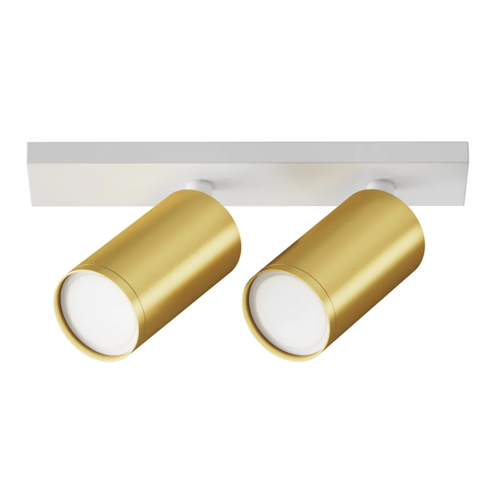Plafoniere Moderne-Maytoni focus plafoniera da soffitto con 2 faretti orientabili