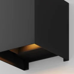 Applique Da Esterno-Maytoni fulton applique da esterno moderno cubico led 3000k ip54