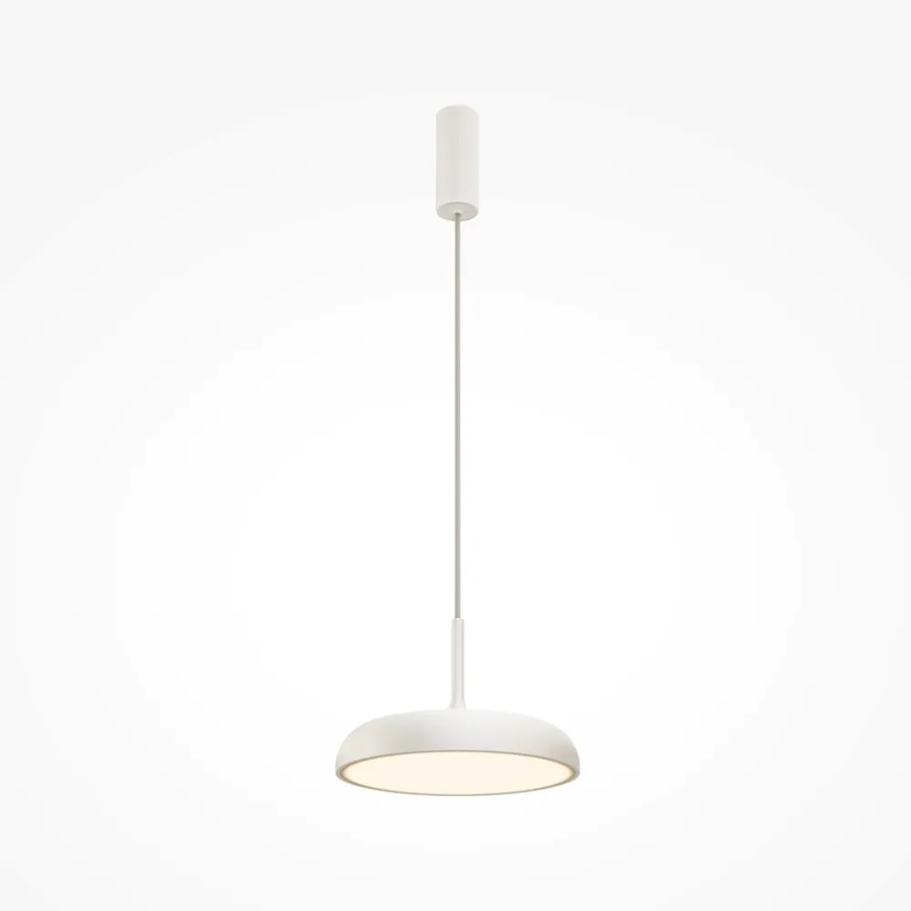 Lampadari Cucina-Maytoni gerhard lampadario da cucina led 19w 3000k bianca minimal