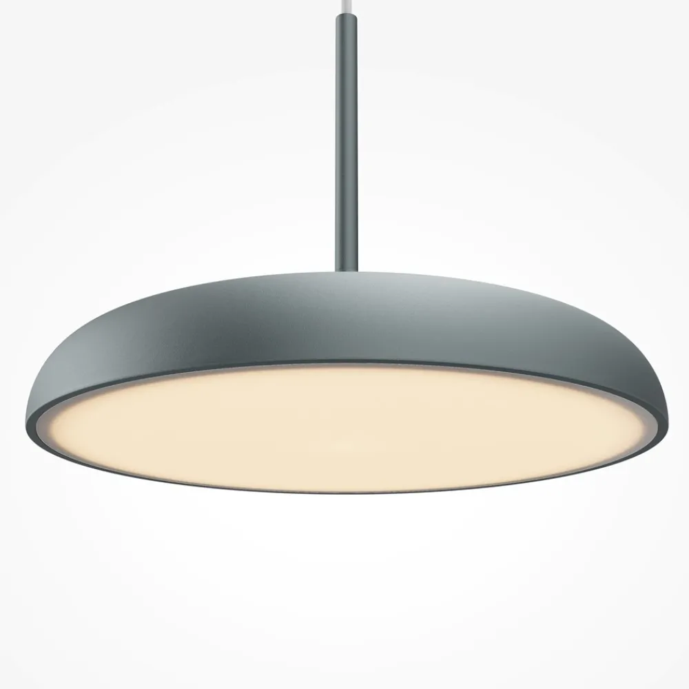 Lampadari Cucina-Maytoni gerhard lampadario da cucina led 26w 3000k grigia mod189pl-l18gr3k1