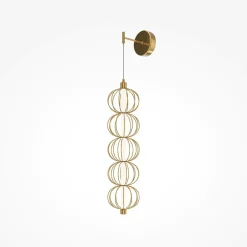 Applique Da Parete-Maytoni golden cage applique da parete pendente led 3000k