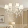 Lampadari Moderni-Maytoni grace lampadario per salone bianco anticato 8 luci