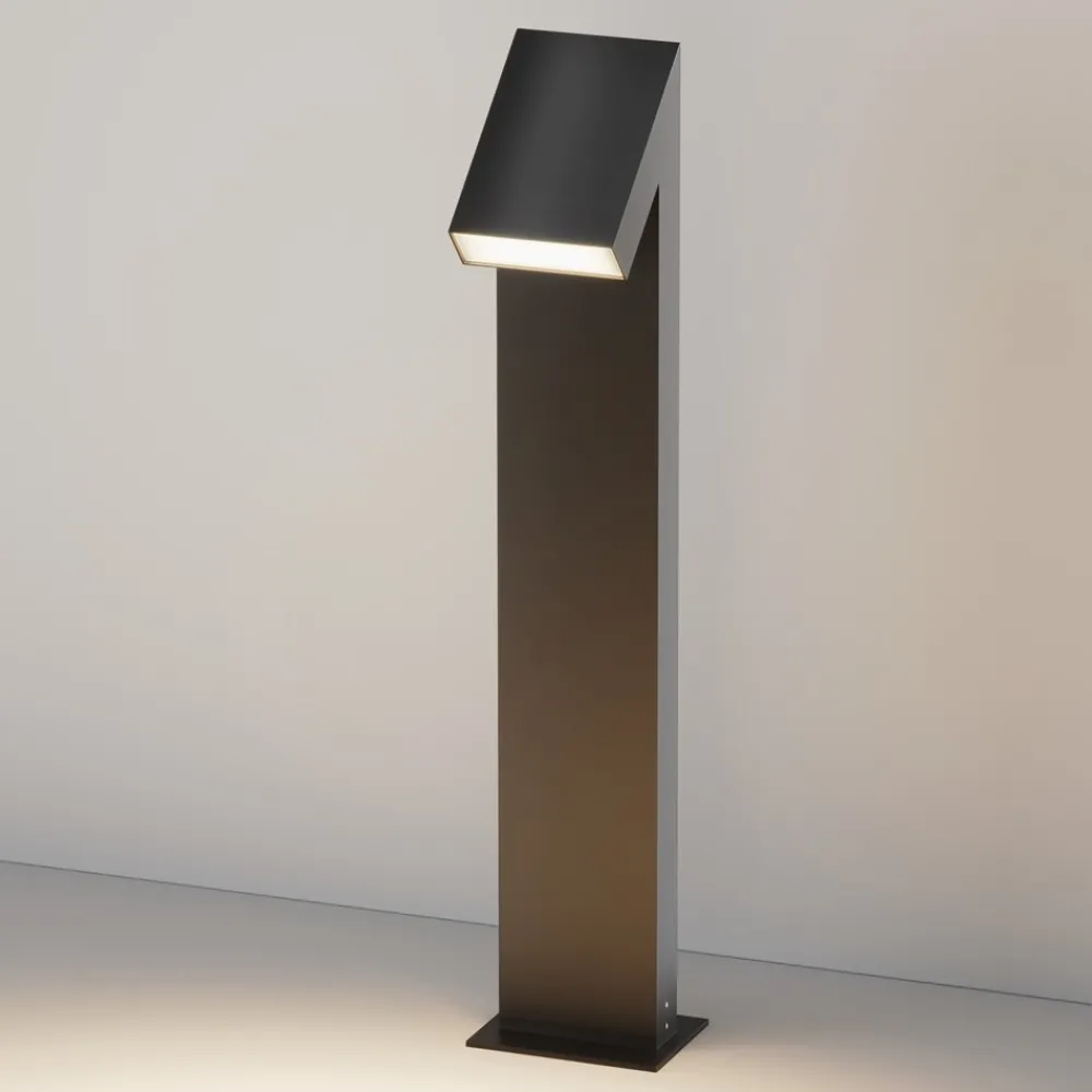 Lampioni Da Giardino-Maytoni guss lampione da giardino led 3000k ip65 nero moderno