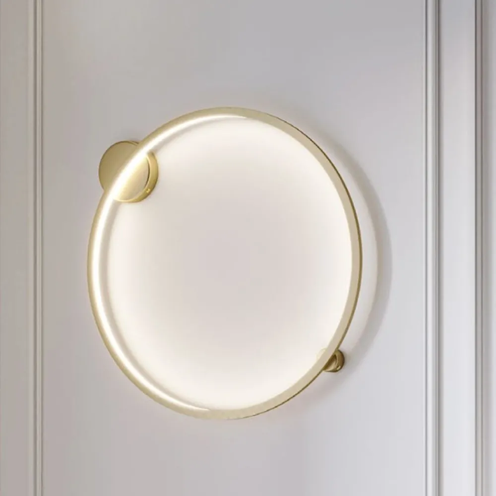 Applique Da Parete-Maytoni halo applique moderna da parete circolare led 4000k