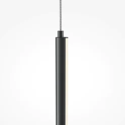 Lampade A Sospensione-Maytoni halo lampada a sospensione nera led 11w da 3000k a 4000k