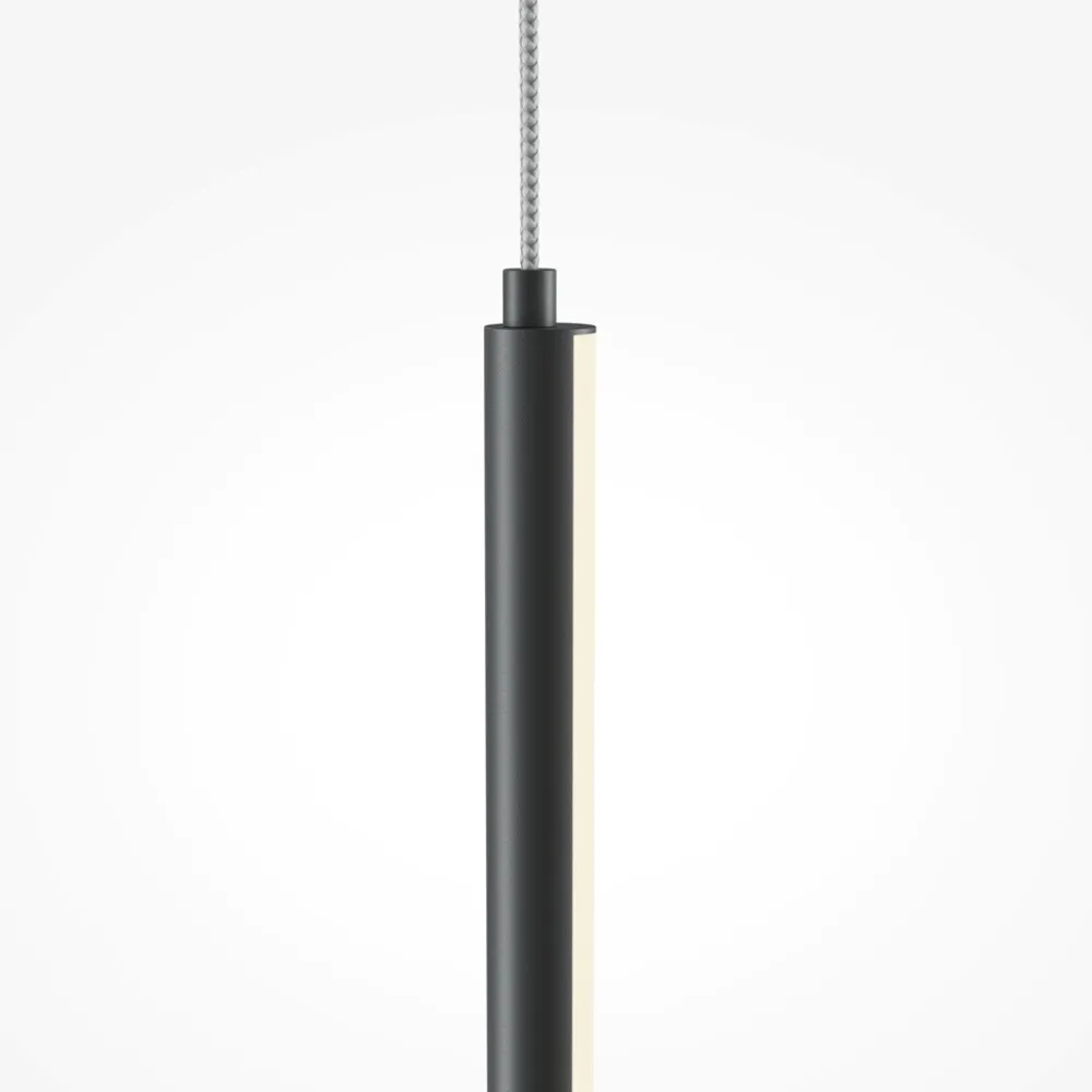 Lampade A Sospensione-Maytoni halo lampada a sospensione nera led 11w da 3000k a 4000k