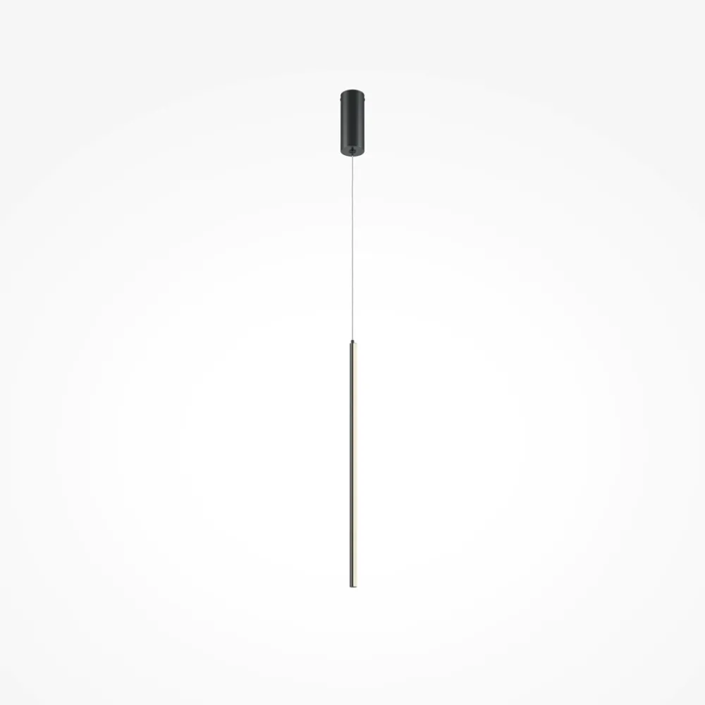 Lampade A Sospensione-Maytoni halo lampada a sospensione nera led 11w da 3000k a 4000k