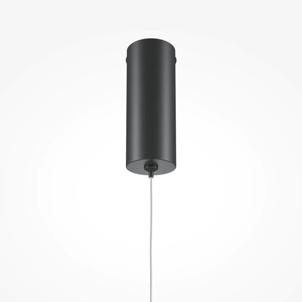 Lampade A Sospensione-Maytoni halo lampada a sospensione nera led 11w da 3000k a 4000k