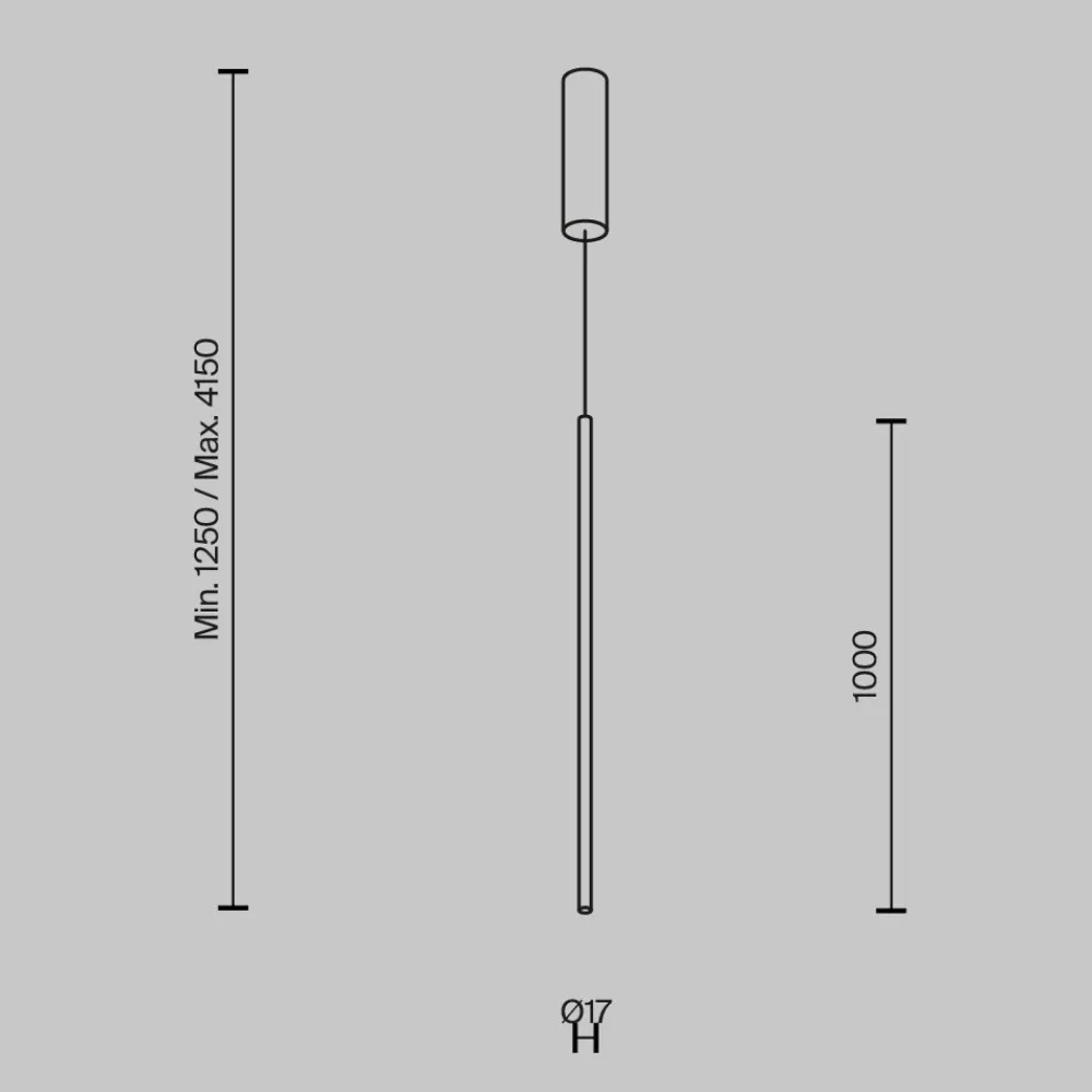 Lampade A Sospensione-Maytoni halo lampada a sospensione led 15w da 3000k a 4000k nera
