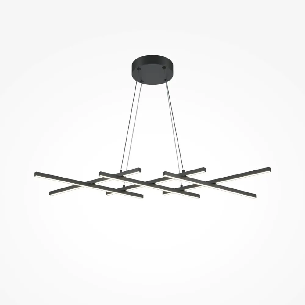 Lampadari Cucina-Maytoni halo lampadario cucina led 40w da 3000k a 4000k moderno
