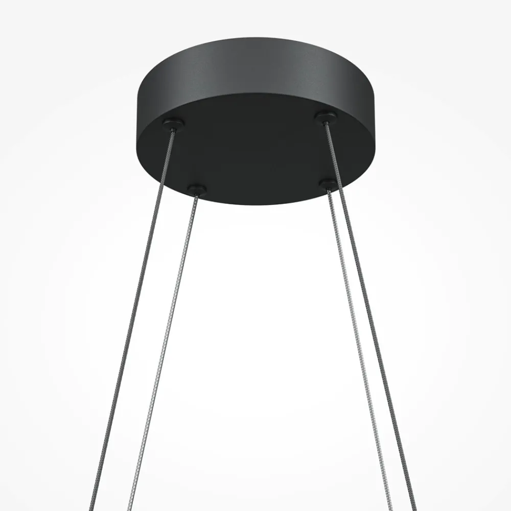 Lampadari Cucina-Maytoni halo lampadario cucina led 40w da 3000k a 4000k moderno