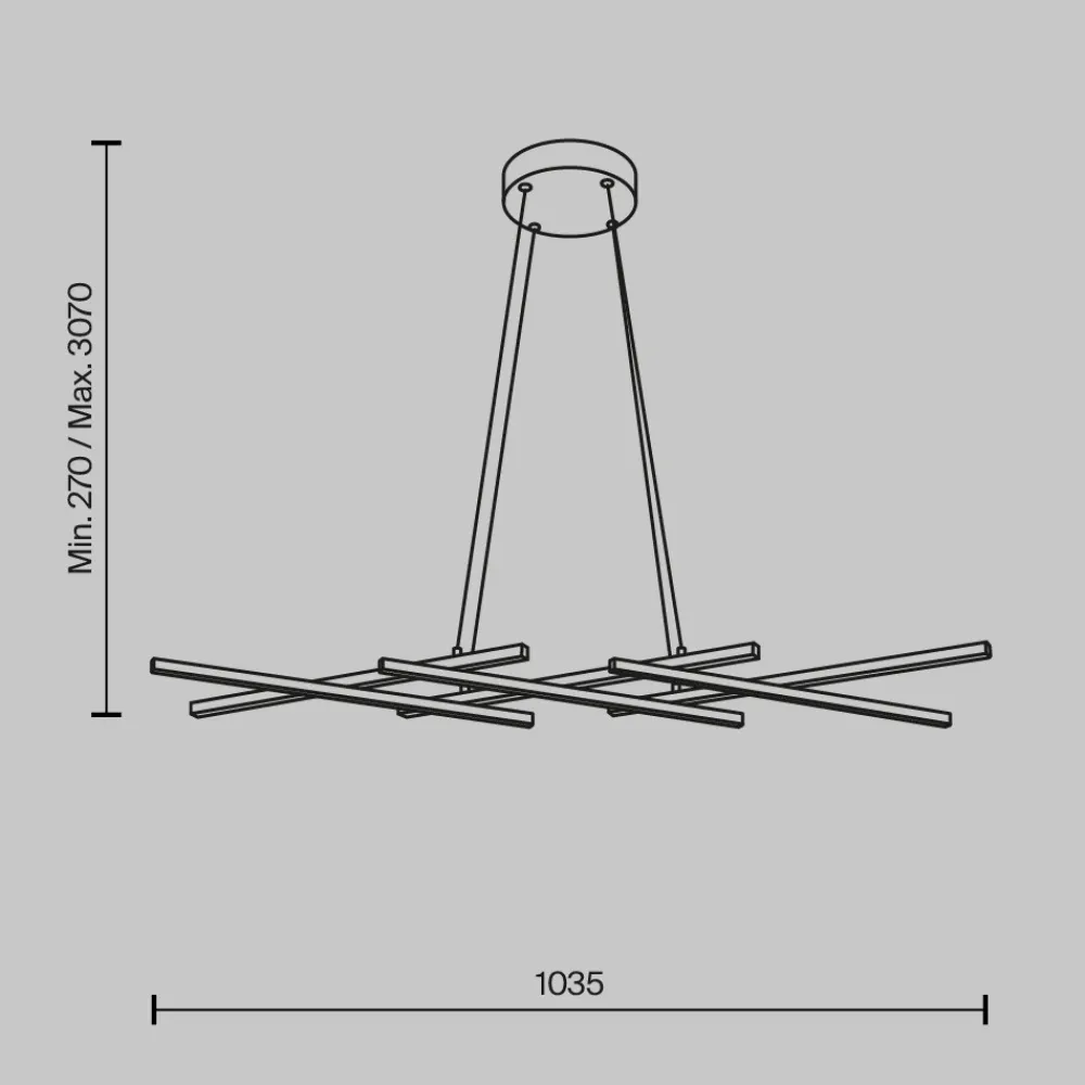 Lampadari Cucina-Maytoni halo lampadario cucina led 40w da 3000k a 4000k moderno