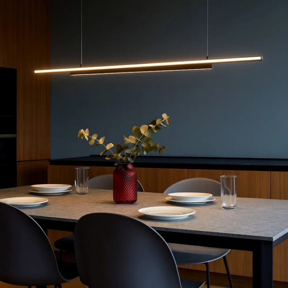 Lampadari Cucina-Maytoni halo lampadario cucina led 48w da 3000k a 4000k sottile