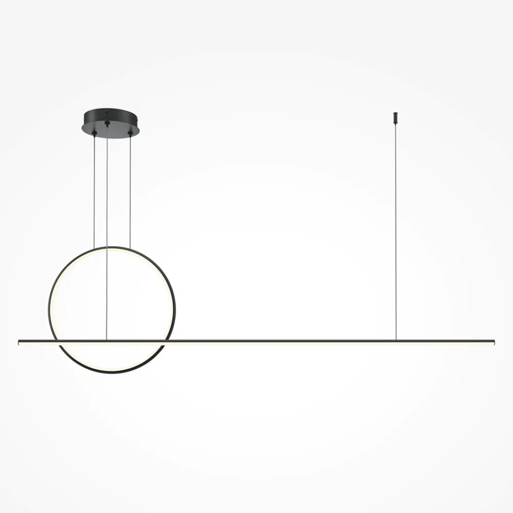 Lampadari Cucina-Maytoni halo lampadario da cucina led 40w da 3000k a 4000k moderno