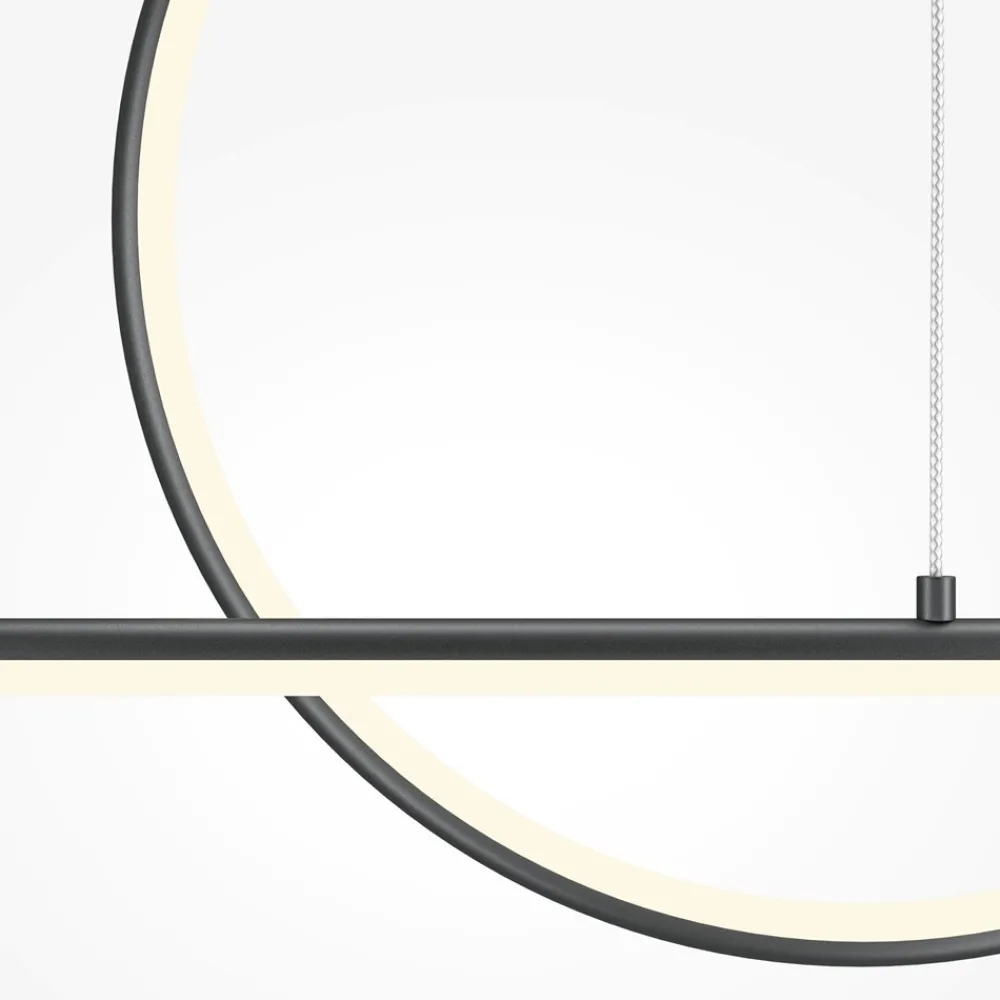 Lampadari Cucina-Maytoni halo lampadario da cucina led 40w da 3000k a 4000k moderno