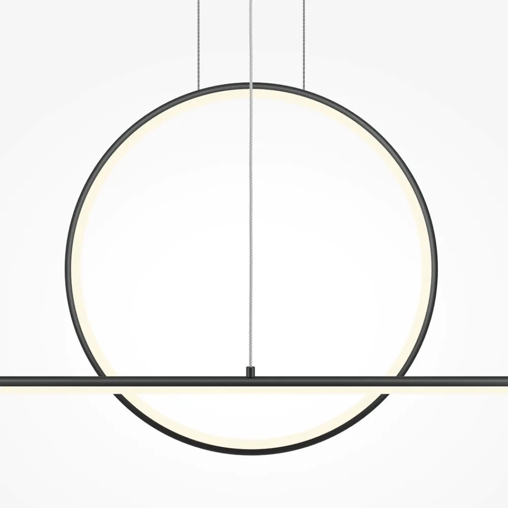 Lampadari Cucina-Maytoni halo lampadario da cucina led 40w da 3000k a 4000k moderno