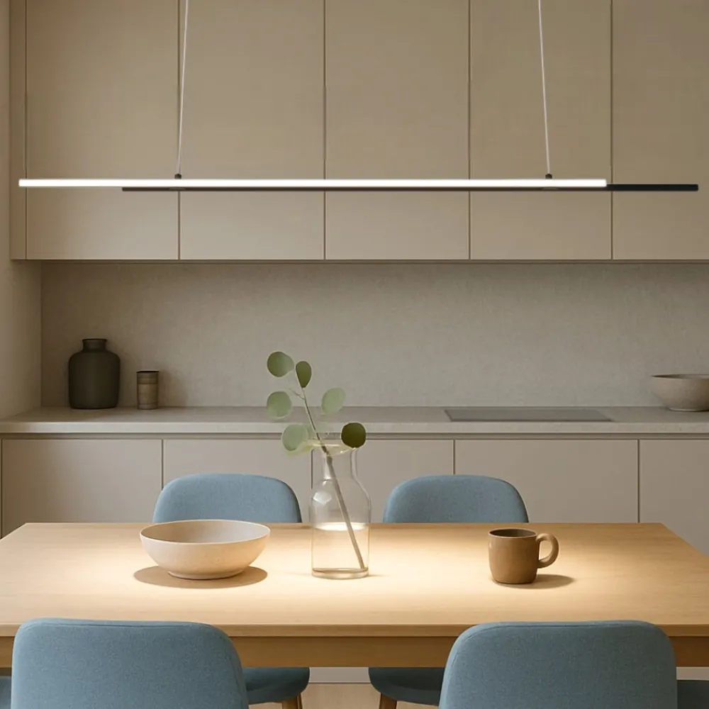 Lampadari Cucina-Maytoni halo lampadario led 48w 4000k per tavolo da cucina