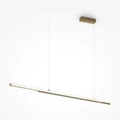 Lampadari Cucina-Maytoni halo lampadario per cucina moderna led 4000k dimmerabile