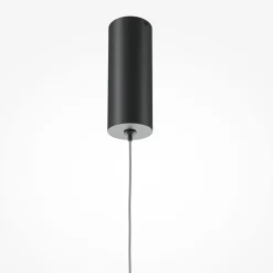 Lampadari Moderni-Maytoni halo lampadario sottile moderno nero led 10w 3000k 4000k