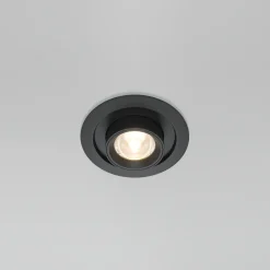 Faretti Da Incasso-Maytoni hidden faretto retrattile da incasso led 10w 3000k 220v orientabile nero