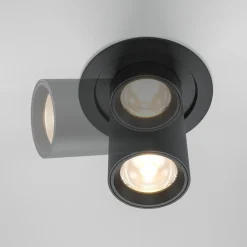 Faretti Da Incasso-Maytoni hidden faretto retrattile da incasso led 10w 3000k 220v orientabile nero