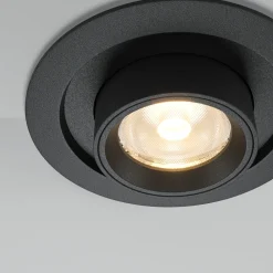 Faretti Da Incasso-Maytoni hidden faretto retrattile da incasso led 10w 3000k 220v orientabile nero