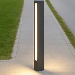 Lampioni Da Giardino-Maytoni hof lampione da giardino led 3000k ip65 colore grigio