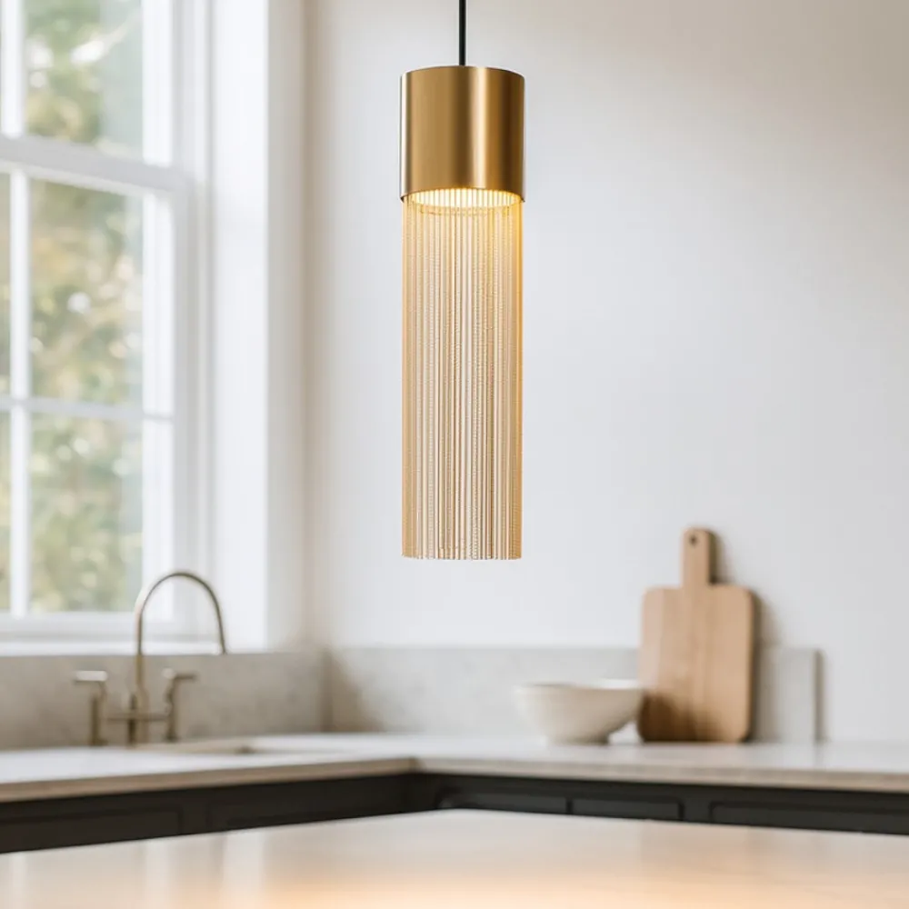 Lampade A Sospensione-Maytoni imaginary lampada a sospensione per isola cucina colore oro led 3000k