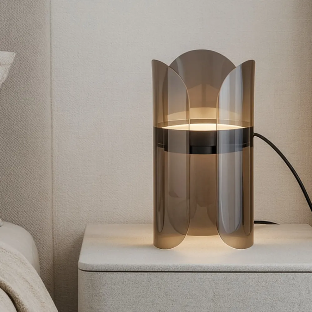 Abat Jour-Maytoni insight lampada abat-jour moderna nera bidirezionale led 3000k
