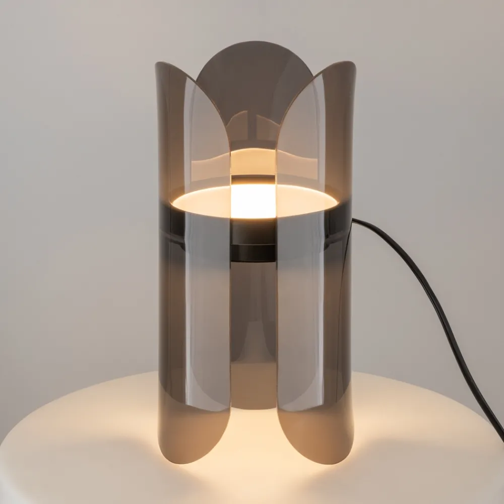Abat Jour-Maytoni insight lampada abat-jour moderna nera bidirezionale led 3000k