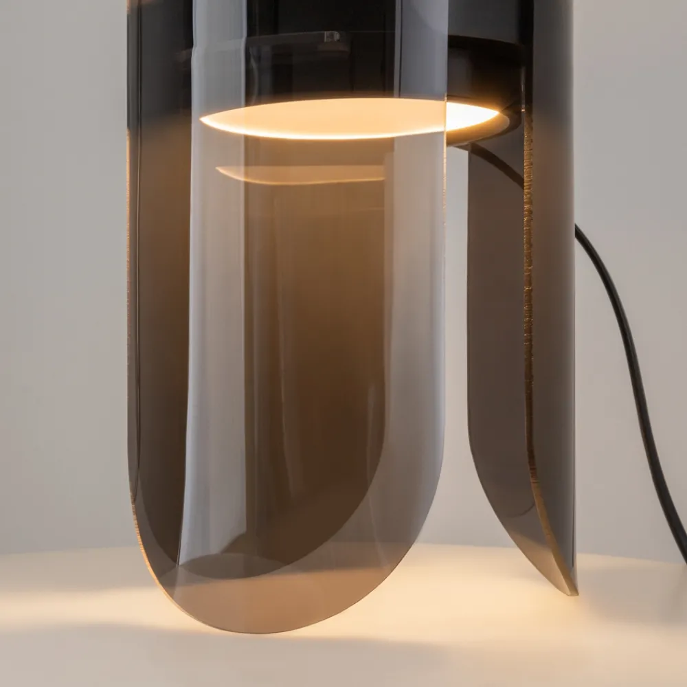 Abat Jour-Maytoni insight lampada abat-jour moderna nera bidirezionale led 3000k