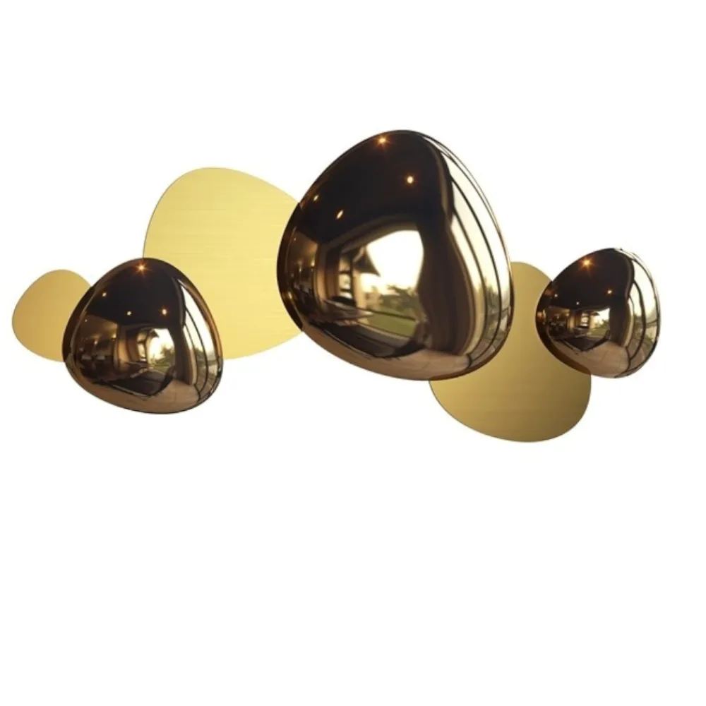 Applique Da Parete-Maytoni jack stone applique design moderna colore oro led 3000k
