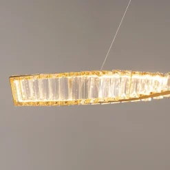 Lampadari Cucina-Maytoni krone lampadario da cucina effetto cristallo led 3000k