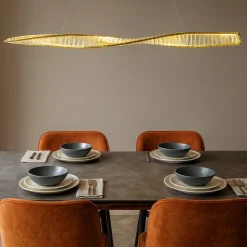 Lampadari Cucina-Maytoni krone lampadario per cucina colore oro led 3000k