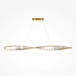 Lampadari Cucina-Maytoni krone lampadario per cucina colore oro led 3000k