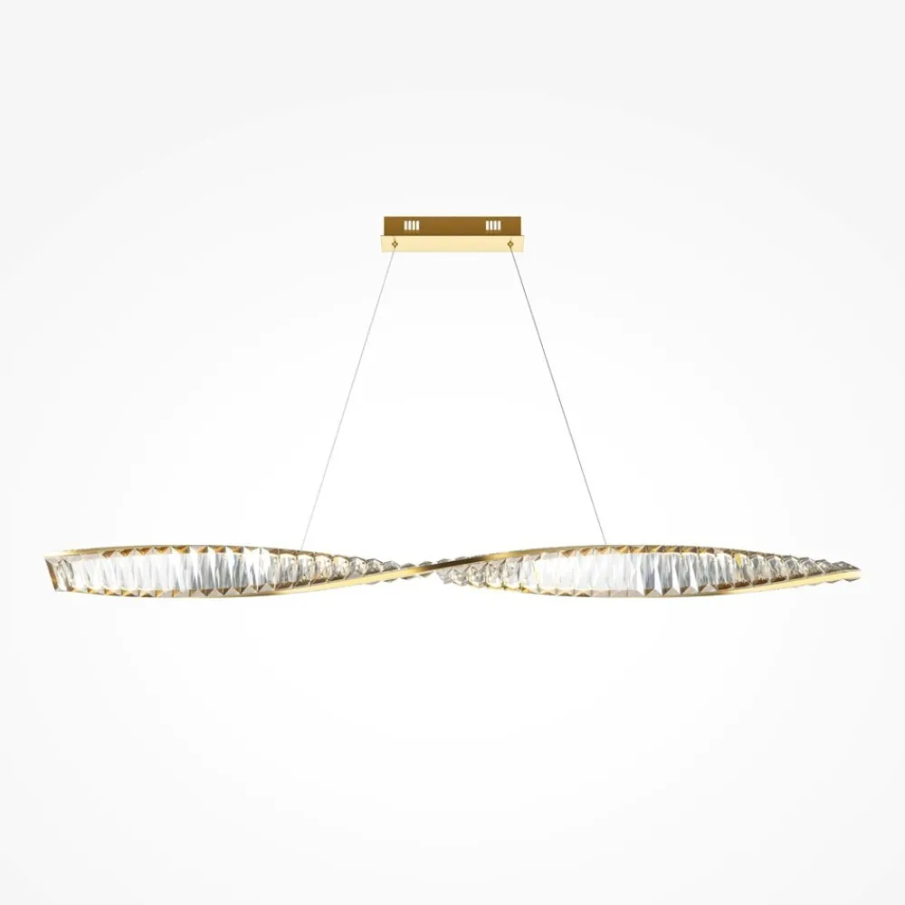 Lampadari Cucina-Maytoni krone lampadario per cucina colore oro led 3000k