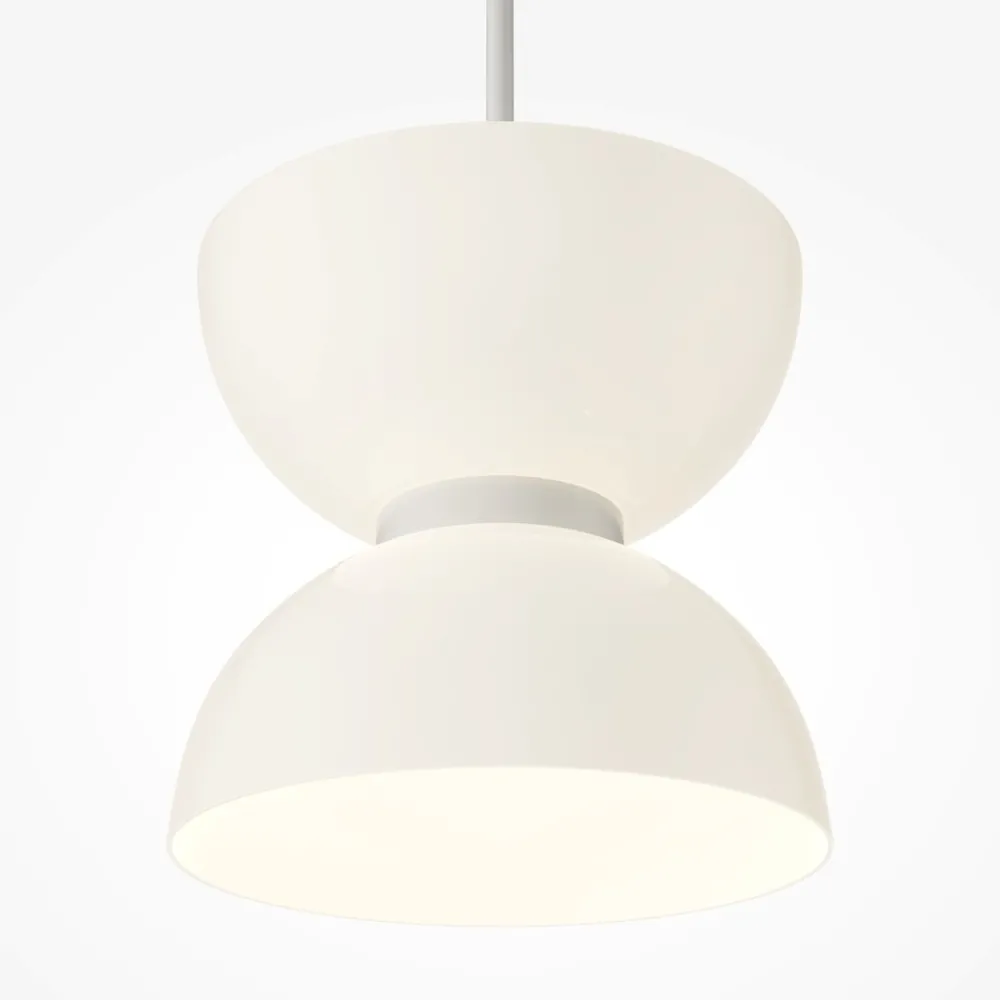 Lampade A Sospensione-Maytoni kyoto lampada a sospensione bianca per tavolo cucina led 3000k