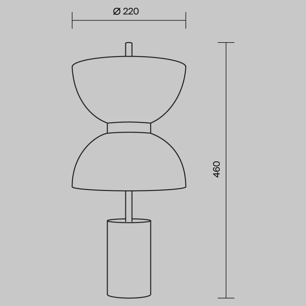 Lampade Da Tavolo-Maytoni kyoto lampada da tavolo moderna effetto marmo led 3000k