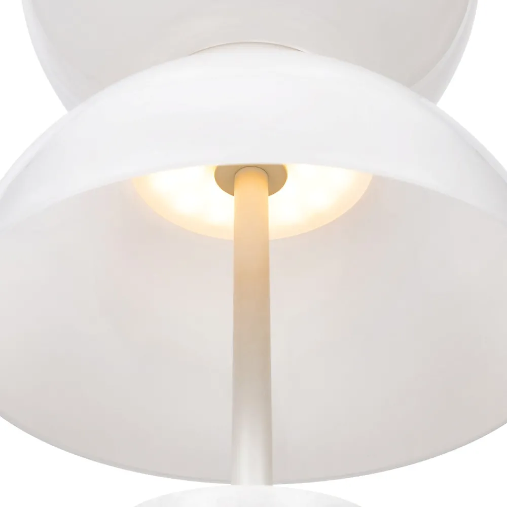 Lampade Da Tavolo-Maytoni kyoto lampada da tavolo bianca design moderno led 3000k