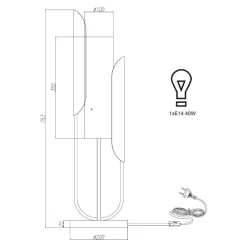 Lampade Da Tavolo-Maytoni lampada da tavolo cipresso oro ottone vetro bianco per salone