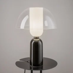 Lampade Da Tavolo-Maytoni lampada da tavolo moderna nera in metallo e ceramica